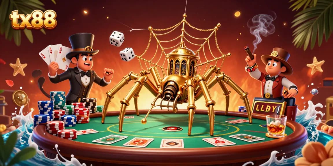 Engage with the captivating world of tx88, where steampunk themes meet poker action in a rich setting.