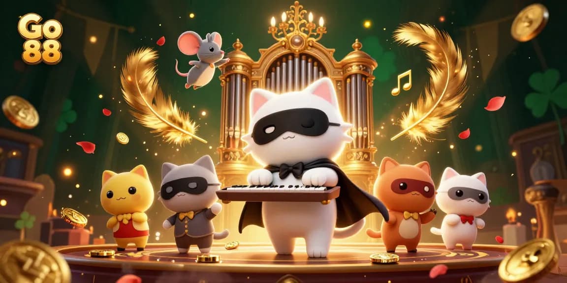 Experience the thrill of Go 88 with a vibrant casino scene featuring engaging characters and dynamic elements.