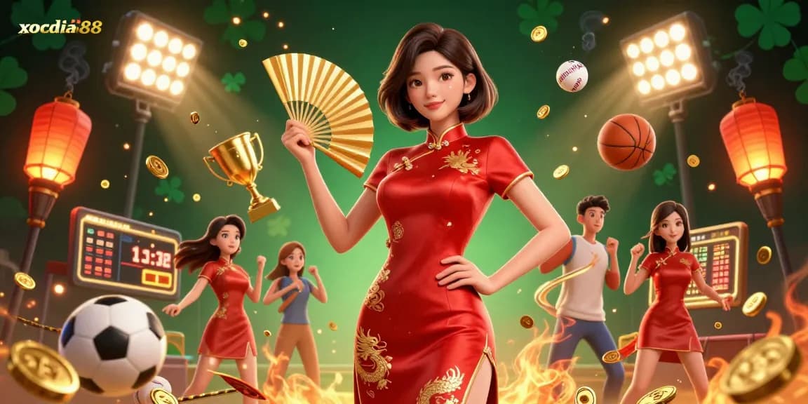 Xocdia88 delivers a vibrant casino experience with a beautiful character and exciting sports elements.