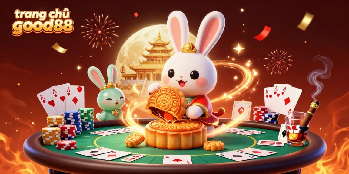 Engage with the world of trang chủ good88, feasting on poker chips hidden in mooncakes while embracing the thrill of gambling.
