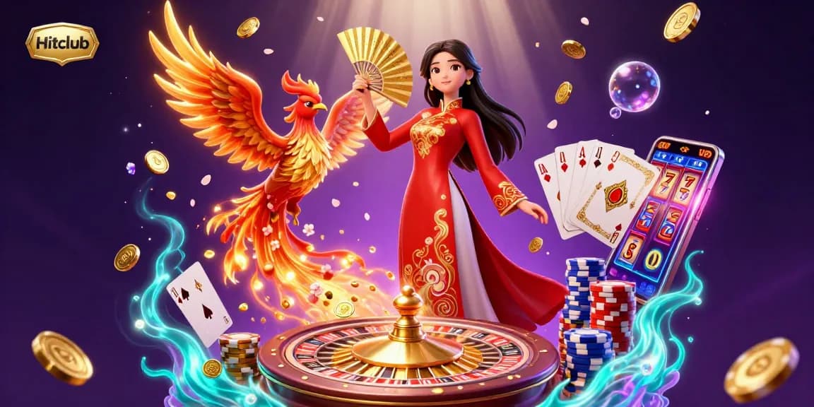 Experience the thrilling entertainment at Hitclub with vibrant gaming elements and stunning visuals.