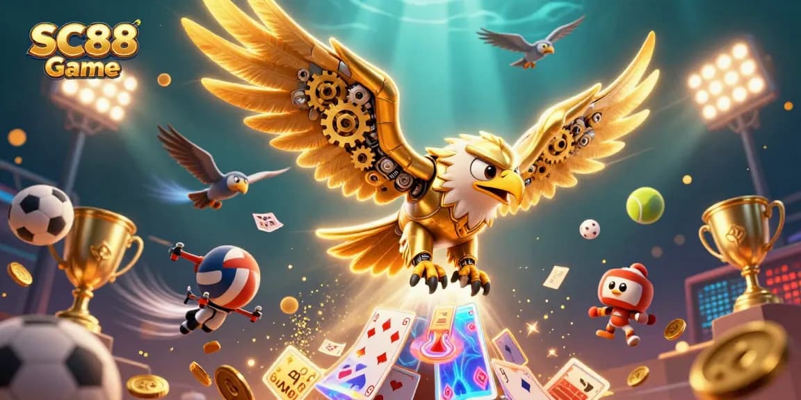 Experience the SC88 Game with exhilarating holographic cards and vibrant sports elements.