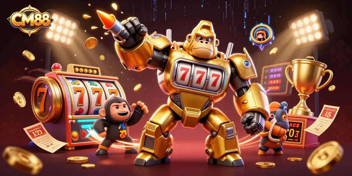 Experience the thrill of winning at CM88 with innovative slot machine elements and dynamic gaming action.