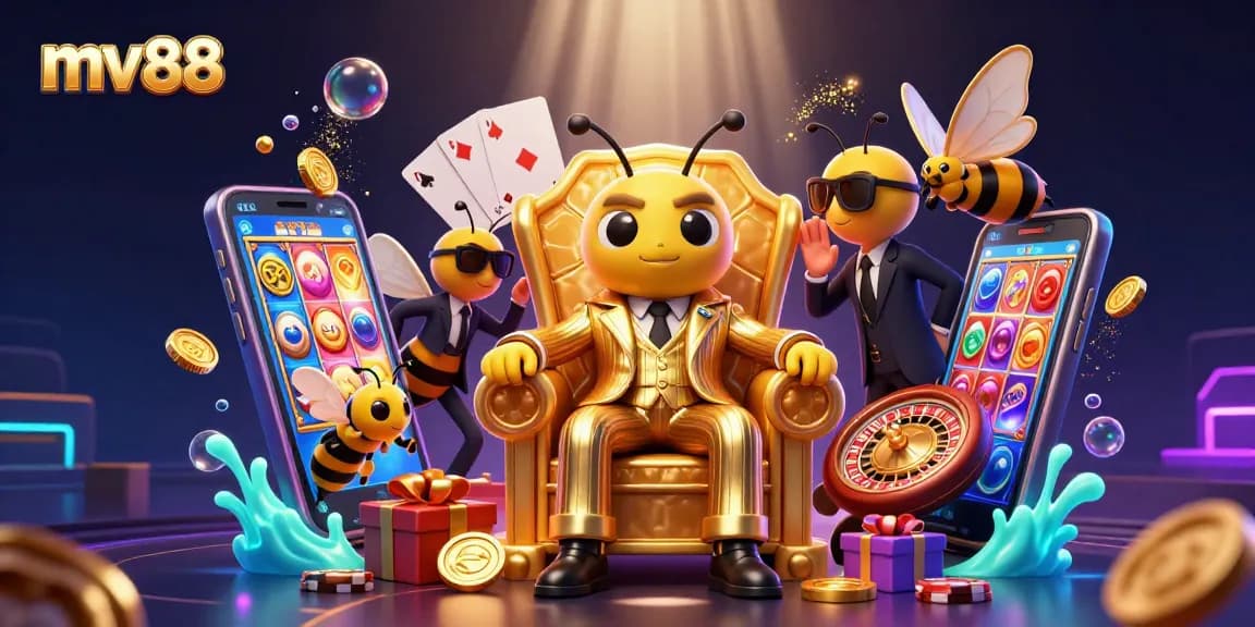Experience thrilling gaming excitement with mv88's vibrant online slot games and dynamic casino elements.