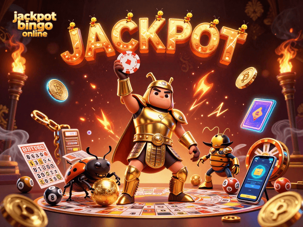 Experience jackpot bingo online excitement with vibrant characters and captivating elements.