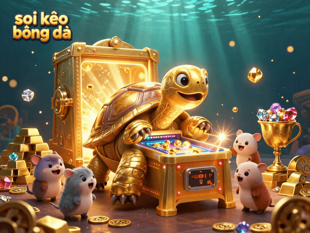 Get ready with soi kèo bóng đá as golden tortoise and friends reveal immense casino treasures.