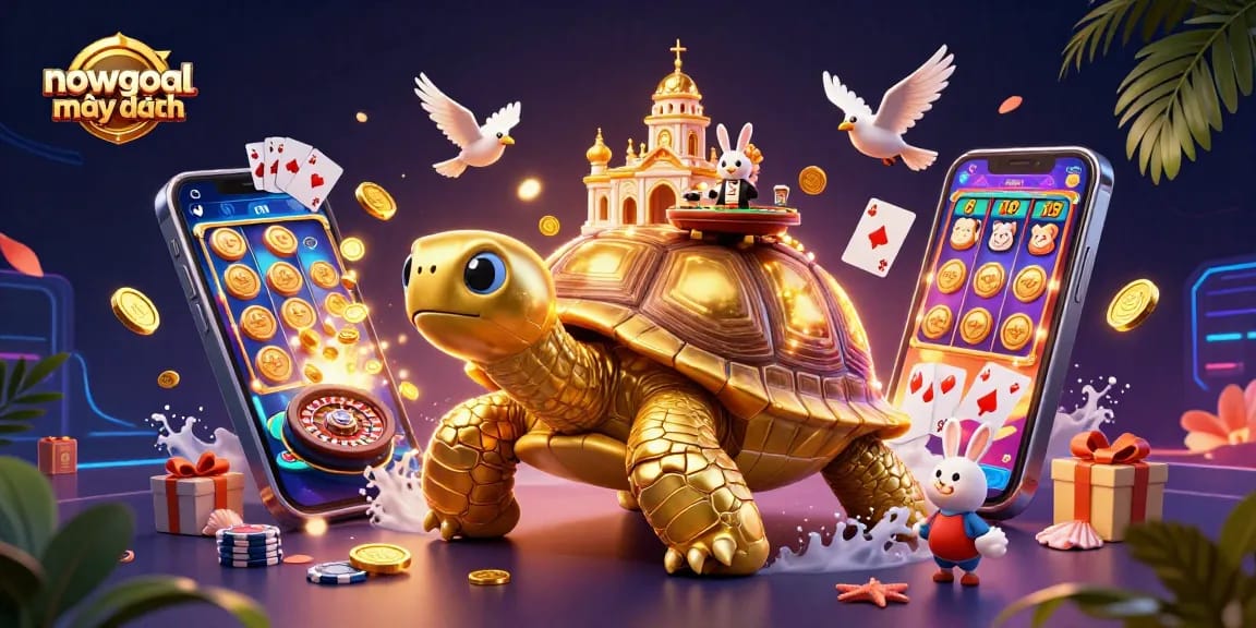 bet on nowgoal mới nhất as the golden tortoise casino scene dazzles with coins and games