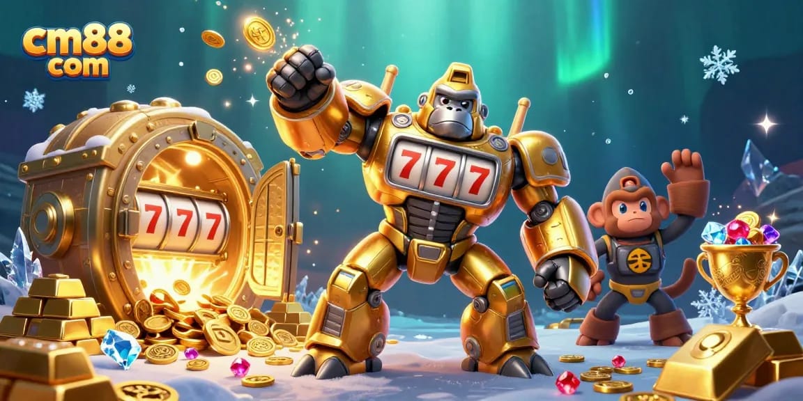 Boost your wins at cm88 com with exciting golden gorilla mech and dazzling casino treasures.