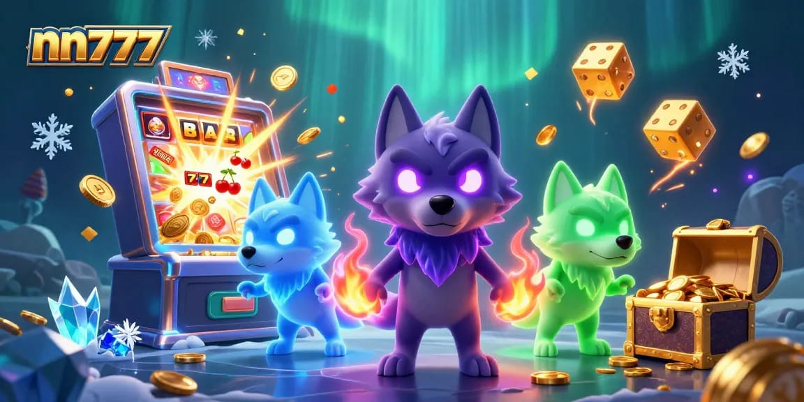 Join nn777 for an exhilarating jackpot experience with vibrant casino elements and immersive gaming.