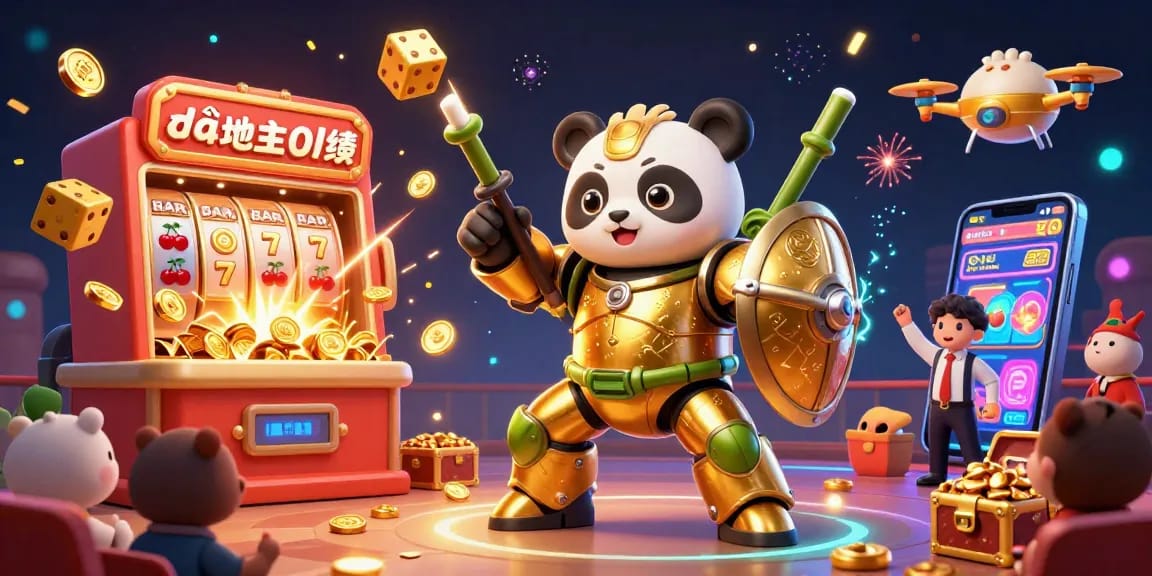 Engage in an exciting đấu địa chủ online experience with a dynamic casino scene showcasing unique characters and vibrant elements.
