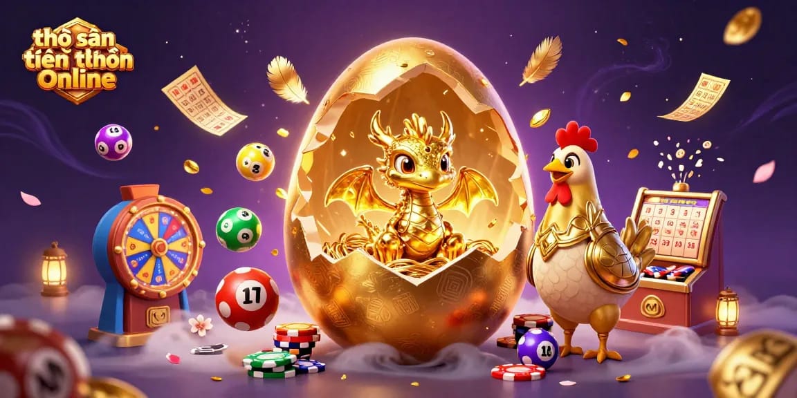 Experience winning excitement in thợ săn tiền thưởng online with a golden dragon guarding a nest of poker chips.