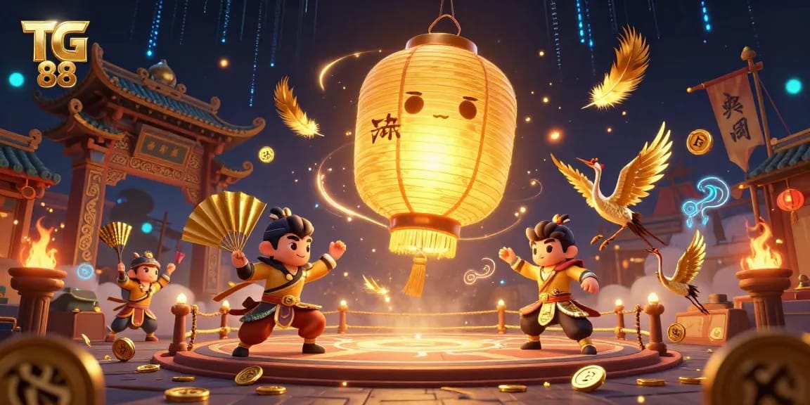 Engage with the thrilling adventures of TG 88 as a glowing spirit and warriors bring the casino to life.