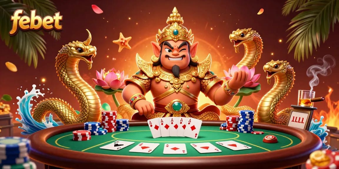 Play engaging games at febet with top-tier casino elements and dazzling visuals.