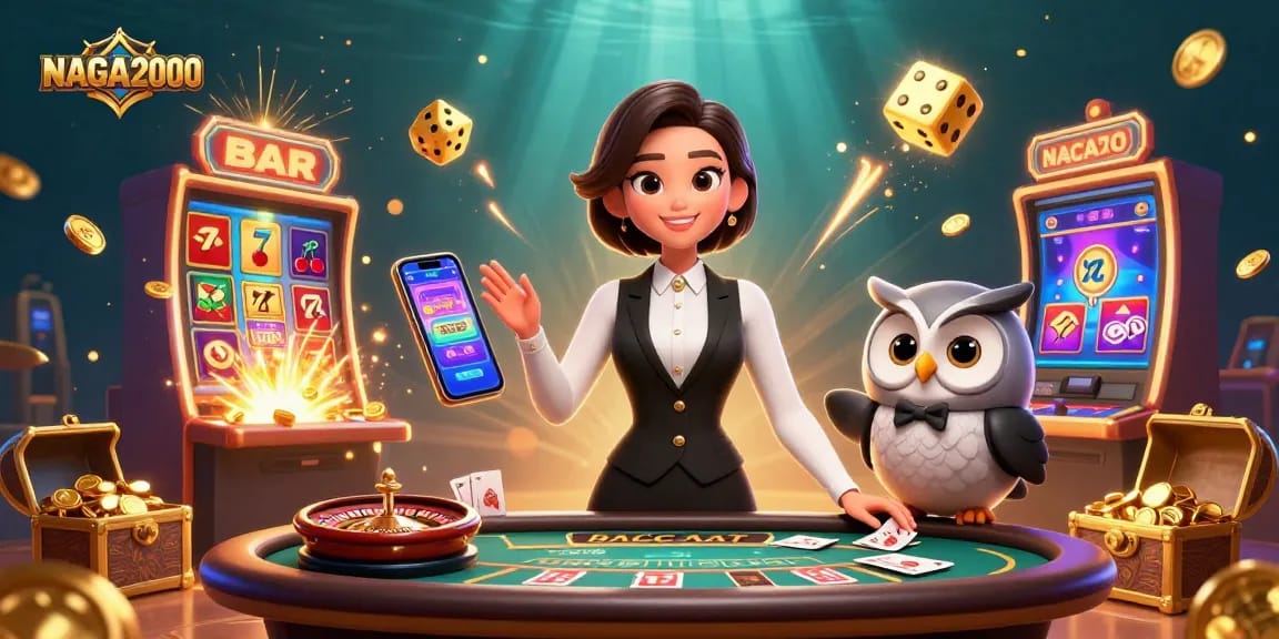 NAGA2000 menawarkan pengalaman slot yang mendebarkan dengan dealer yang penuh warna dan elemen kasino yang menggembirakan.
