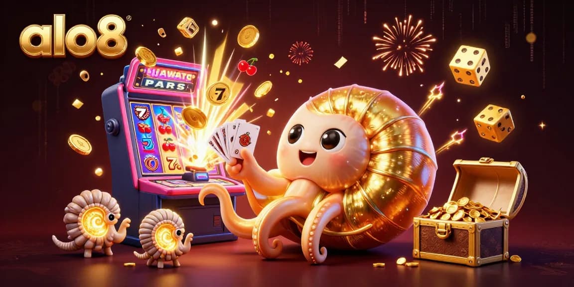 Play classic casino games with alo8's colorful slot machines and a roulette-themed nautilus