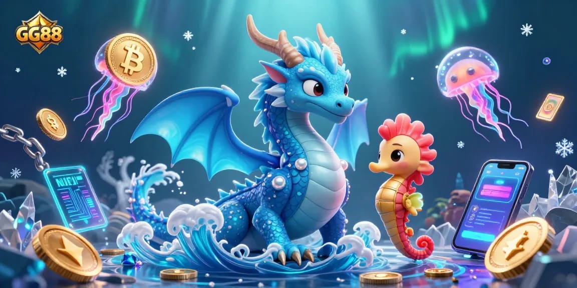 Experience GG88 with thrilling underwater visuals of gaming elements and characters to boost your casino adventure.