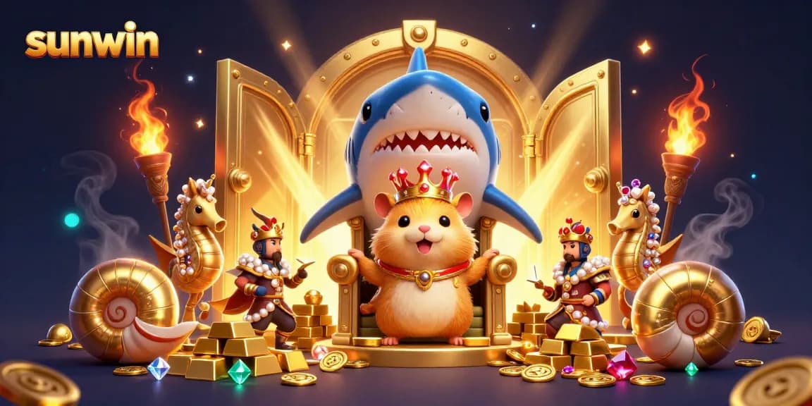 Experience thrilling gameplay with sunwin as the golden hamster king rules over treasure where luck awaits.