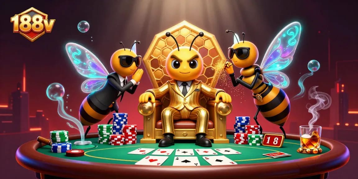 Engage with 188v's thrilling cartoon casino scene featuring dynamic gameplay elements.