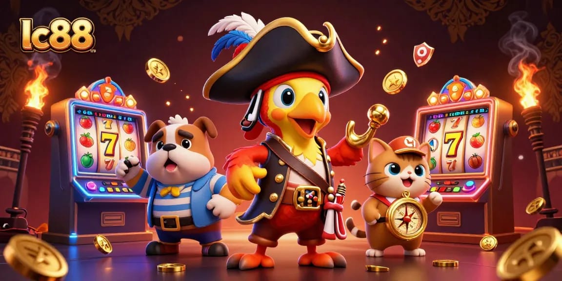 Engage in winning strategies with lc88 as characters delight in vibrant casino action.