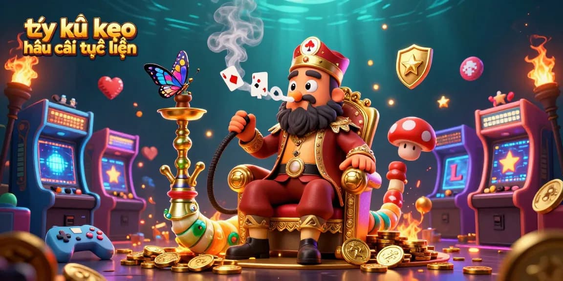 Experience the excitement of tỷ lệ kèo nhà cái trực tuyến with an ultra-detailed 3D illustration of a lavish casino scene.