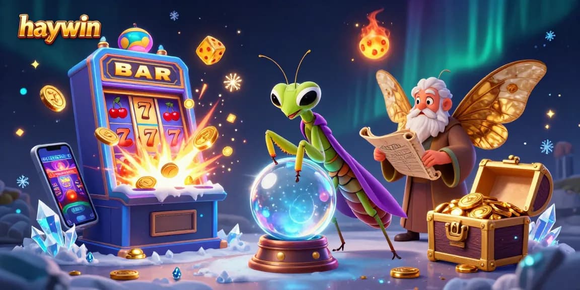 Engage in winning experiences at haywin, featuring vibrant 3D casino elements and dynamic character interactions.