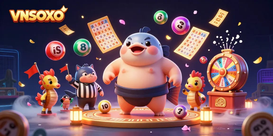 Engage in thrilling gaming action at VNSOXO featuring vibrant characters and dynamic casino elements.