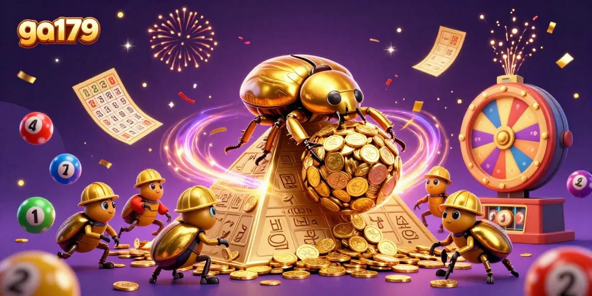 Experience exciting gameplay with ga179 as colorful casino elements celebrate in a vibrant scene.