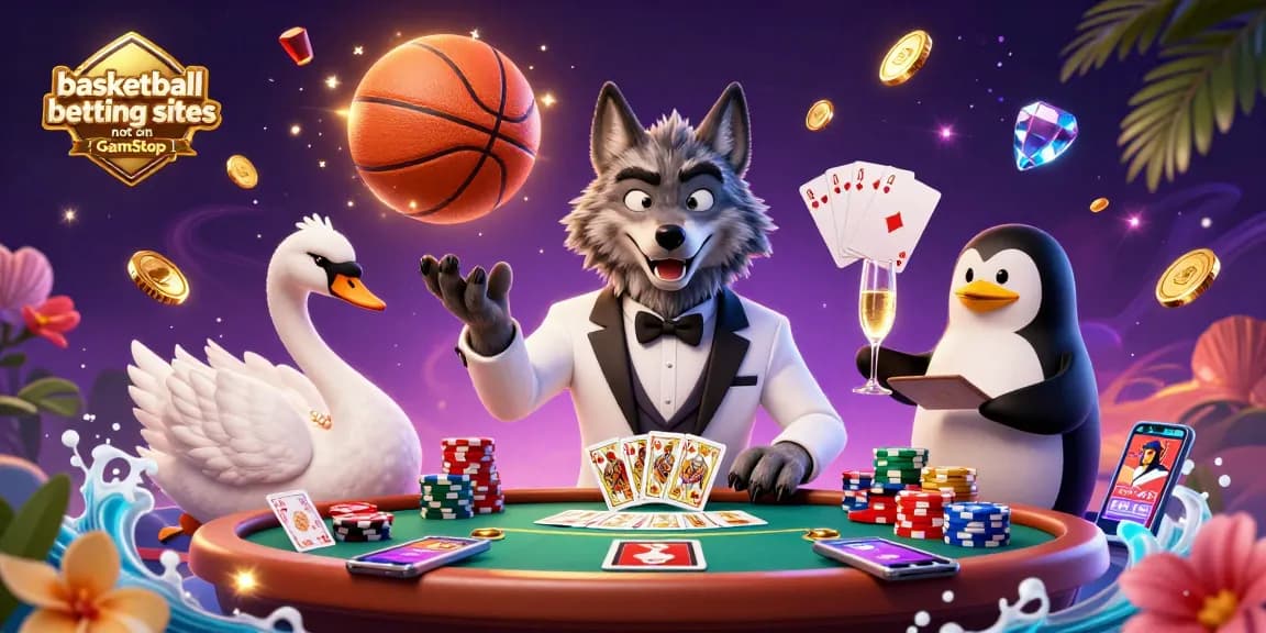 Bet on your favorite teams with basketball betting sites not on GamStop through engaging illustrations.