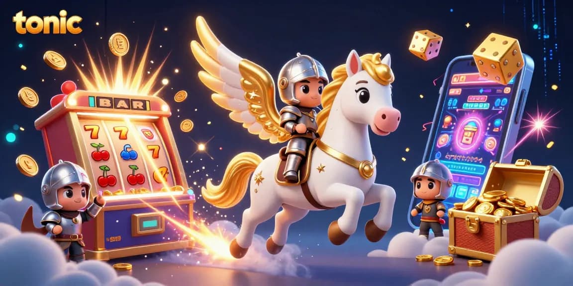 Experience thrilling gaming at tonic with a magical horse, bursting jackpots, and rich casino elements.