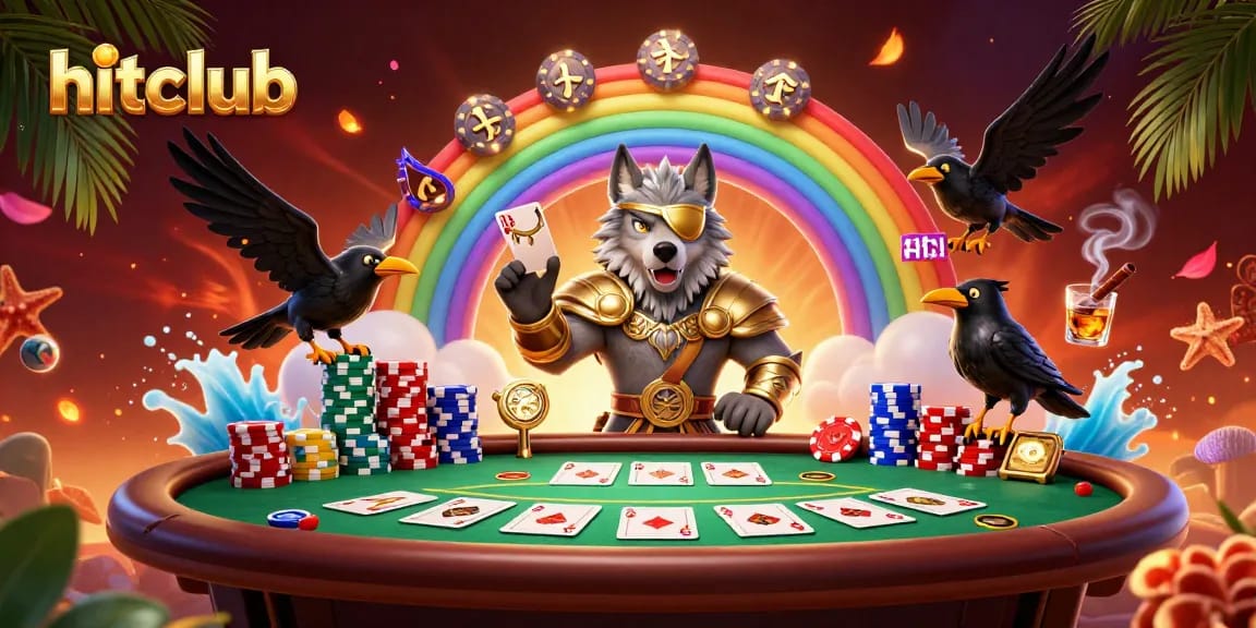 Play games at hitclub with vibrant casino elements and mythical characters, experiencing thrilling gameplay.