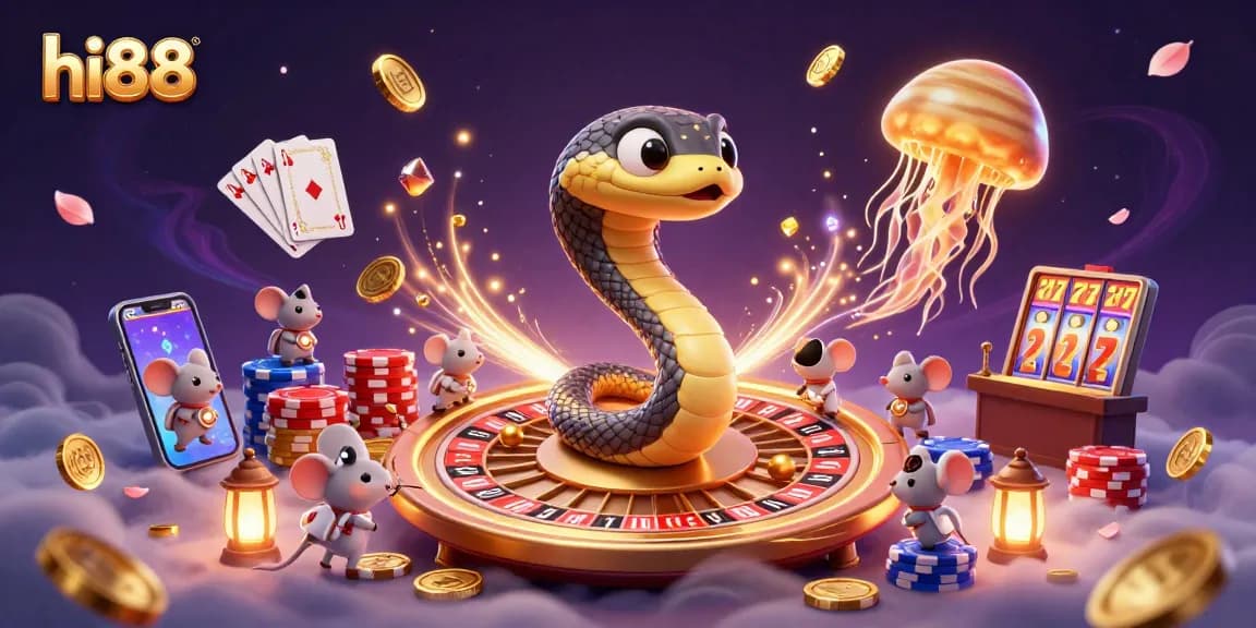 Engage in thrilling bets on hi88 with cosmic dealer action and vibrant 3D scenes.