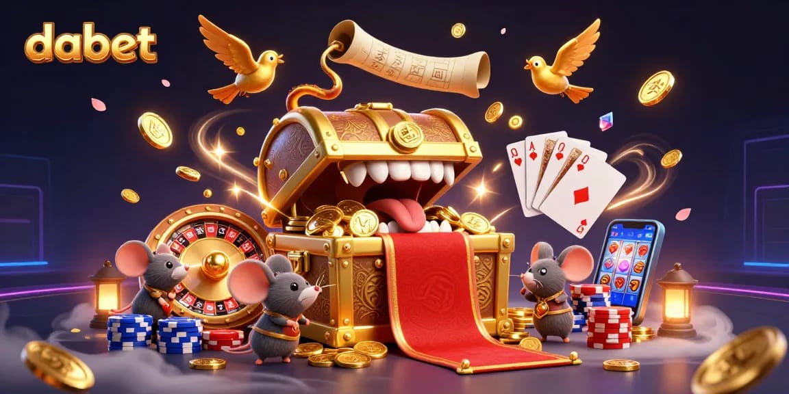 Win big with dabet's thrilling slots and casino games featuring gold treasures!
