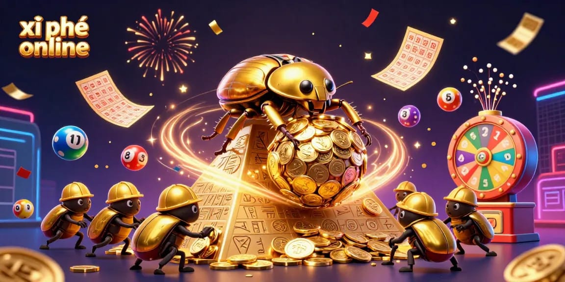 Experience exciting xì phé online gameplay with vibrant lottery elements and festive energy.