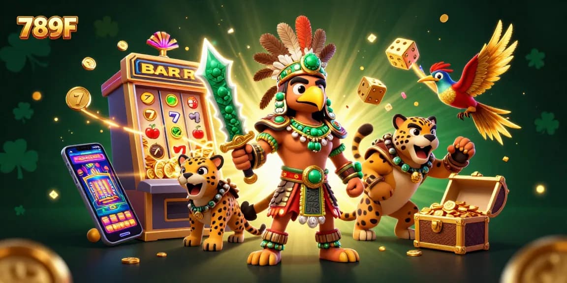 Experience thrilling gaming adventures at 789F with dynamic slot machines, jackpot elements, and vibrant casino games.