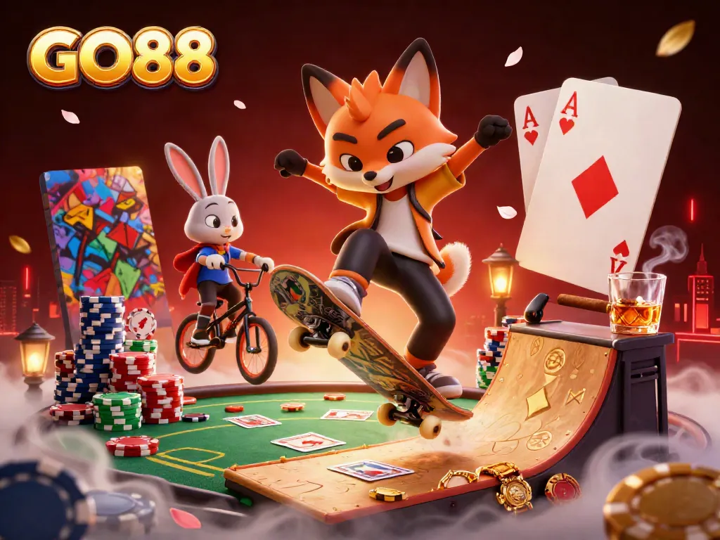Catching winning moments at GO88 online casino with vibrant characters and exciting gameplay.