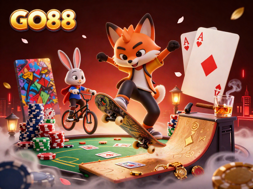 Catching winning moments at GO88 online casino with vibrant characters and exciting gameplay.