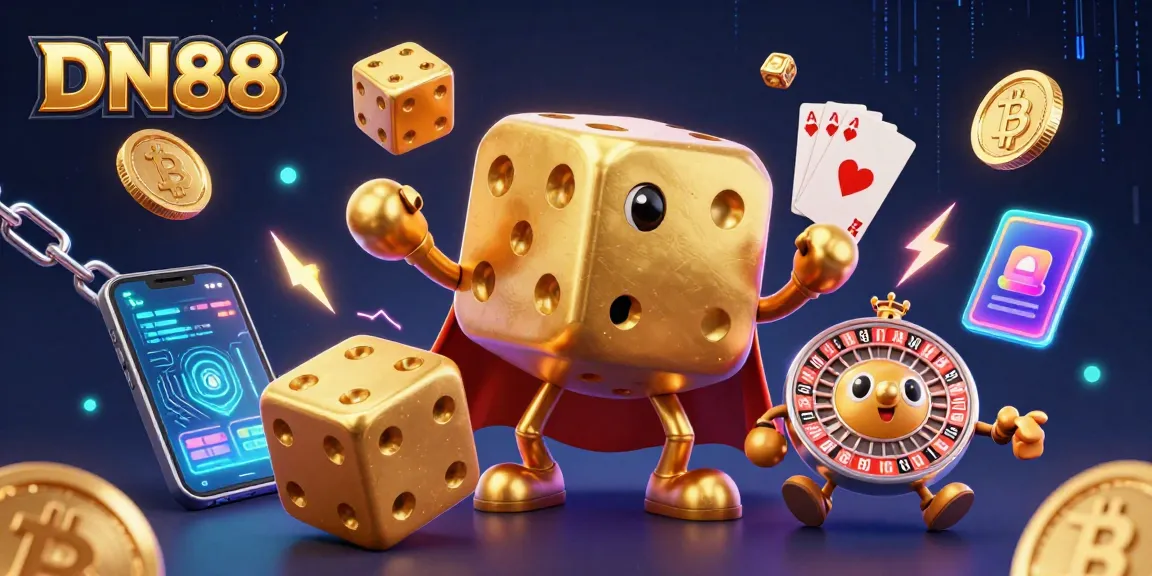 Join DN88 for thrilling dice games and cryptocurrency excitement with vibrant visuals.