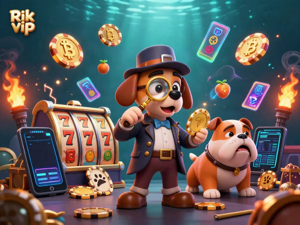 Engage in thrilling gameplay with Rik vip's vibrant casino adventure featuring dynamic slot reels.