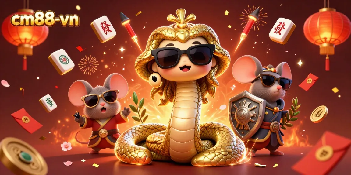 Engage in thrilling slots action at cm88-vn with vibrant characters and dynamic casino elements.