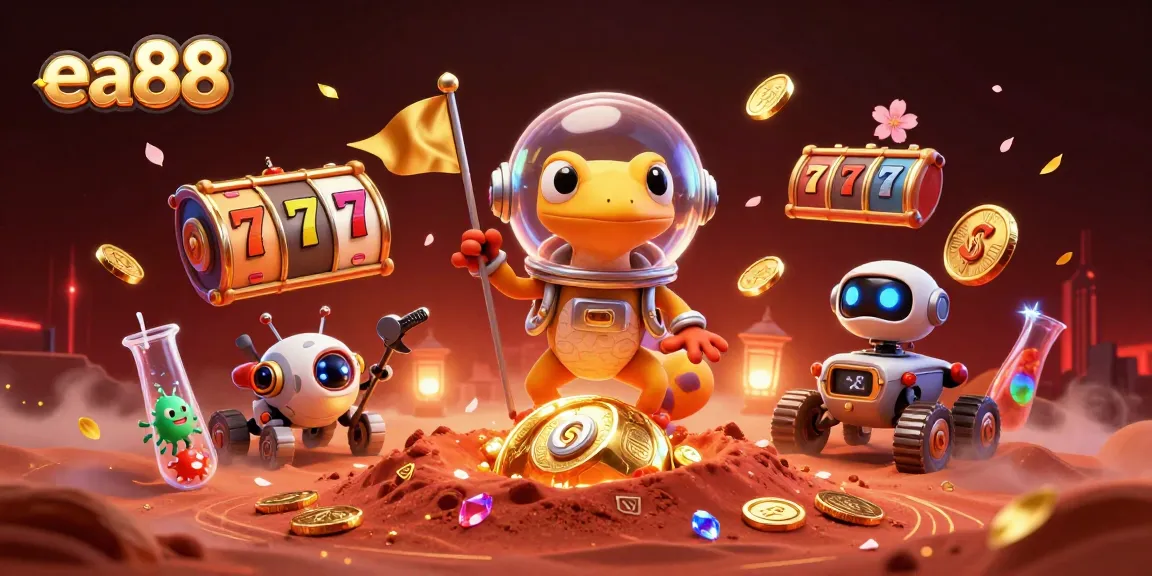 Spin reels and win big with ea88 in a vibrant alien casino adventure.