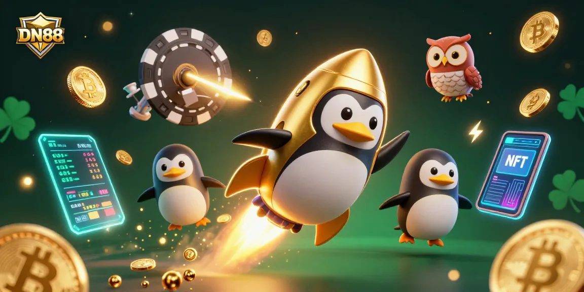 Experience thrilling wins at DN88 casino with our colorful 3D illustration featuring vibrant characters and dynamic action.