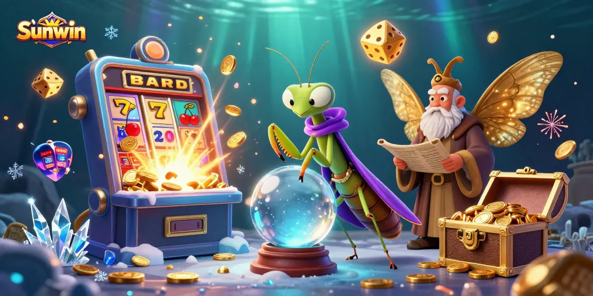 Experience Sunwin's vibrant casino atmosphere with interactive characters and exciting game elements.