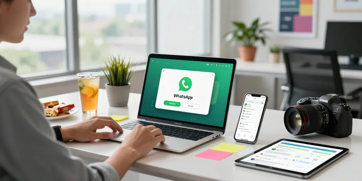 Seamless WhatsApp下載 setup in a modern workspace enhancing productivity and communication.