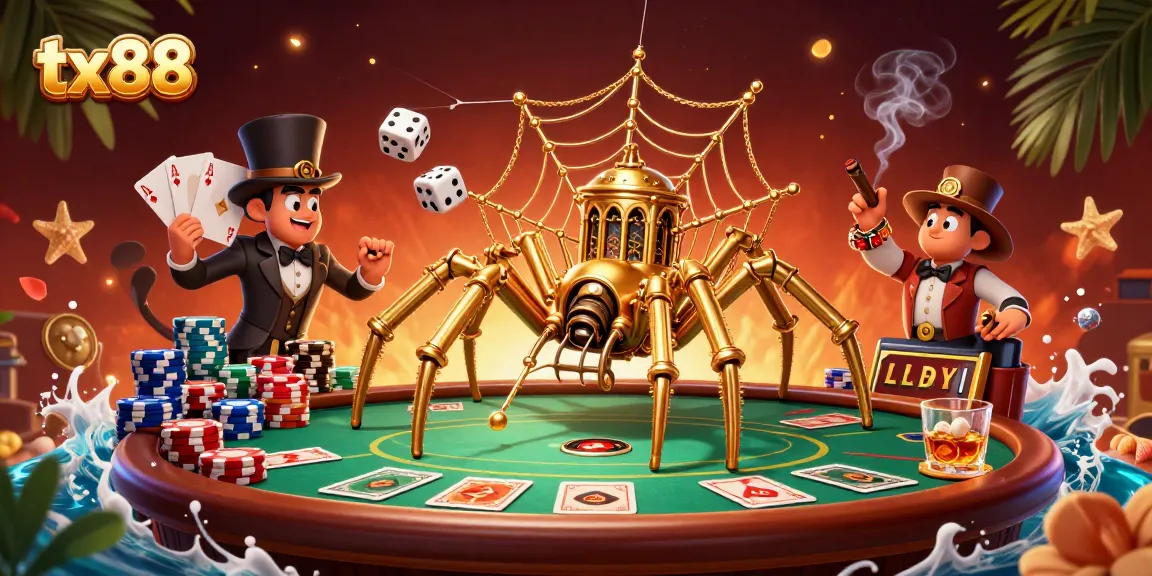 Engage with the captivating world of tx88, where steampunk themes meet poker action in a rich setting.