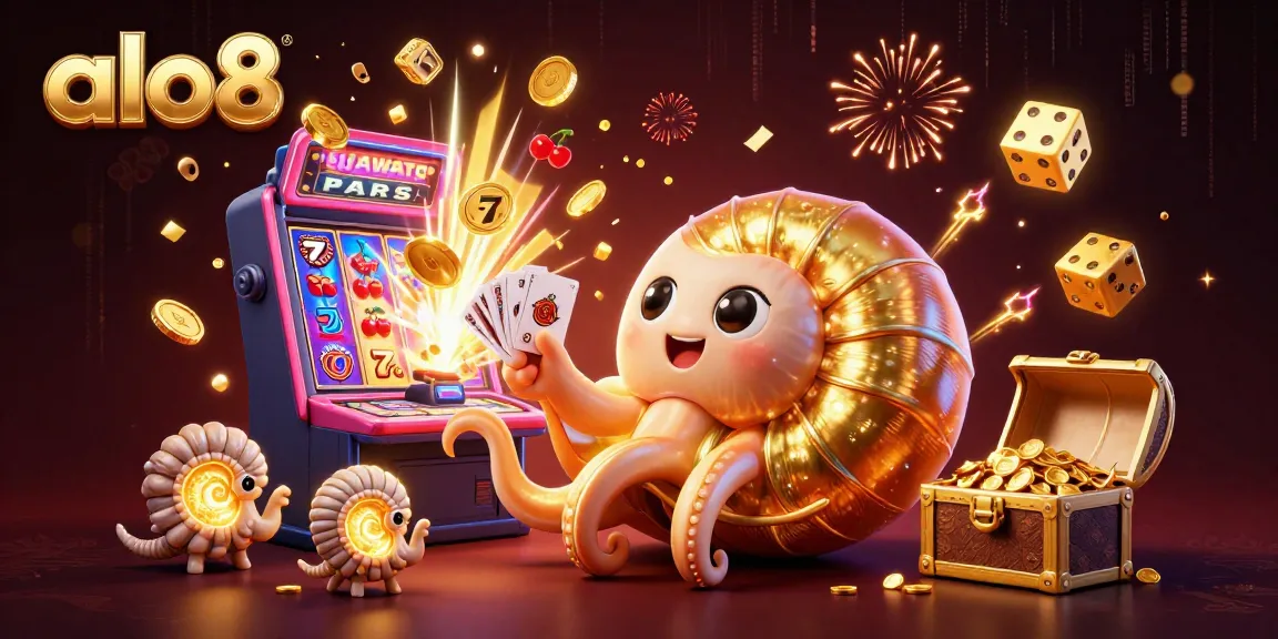 Play classic casino games with alo8's colorful slot machines and a roulette-themed nautilus