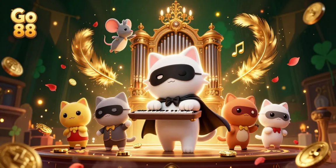 Experience the thrill of Go 88 with a vibrant casino scene featuring engaging characters and dynamic elements.