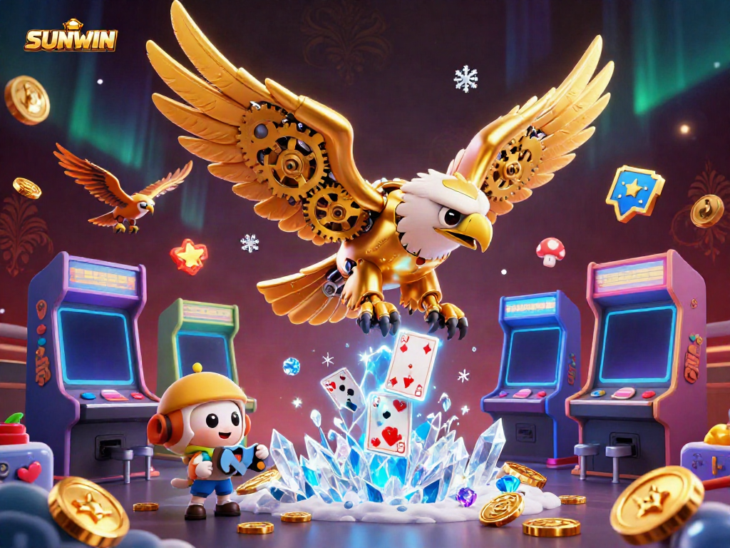 Experience thrilling gameplay in SUNWIN with vibrant arcade themes and dynamic casino elements.