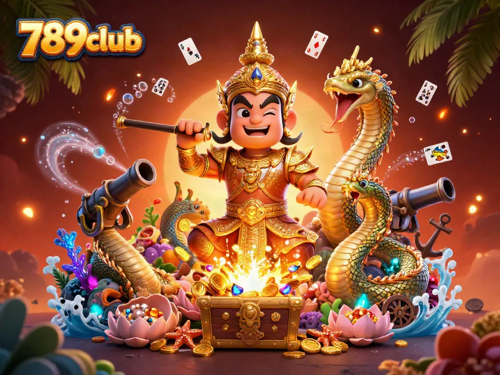 Experience thrilling gameplay at 789club with vibrant characters and majestic features.