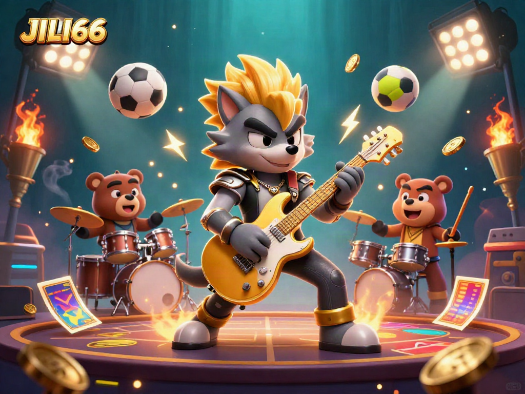 Experience energetic gameplay with JILI66, featuring vibrant characters and thrilling casino elements.