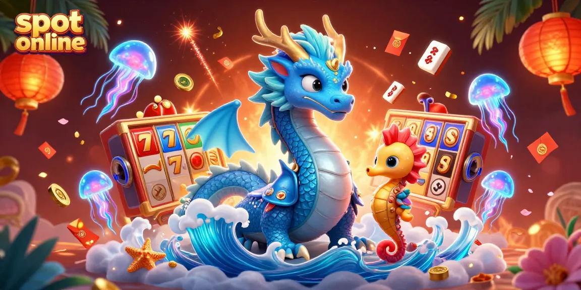 Mengelola slot online yang penuh warna dengan naga laut dan raja kuda laut sebagai simbol keberuntungan.